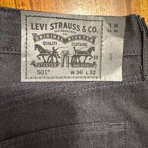 Levis Premium 501 Original Fit Jeans- 36-32